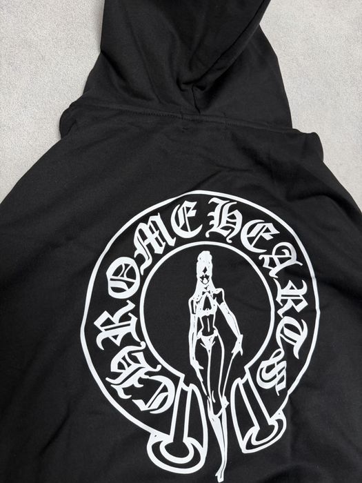 худи Chrome Hearts girl hoodie M L vetements balenciaga rick ownes acne studios M L — фото 3