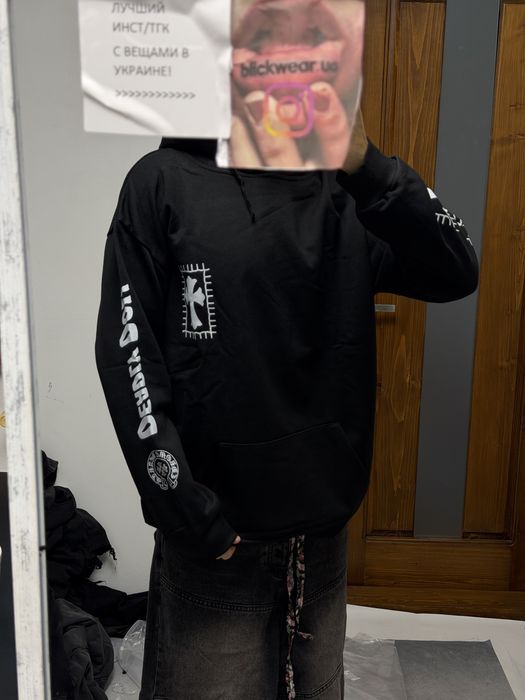 худи Chrome Hearts girl hoodie M L vetements balenciaga rick ownes acne studios M L — фото 6