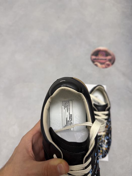 кеды Maison Margiela Gats black painted Balenciaga rick owens project gr protocol index acne studios — фото 4