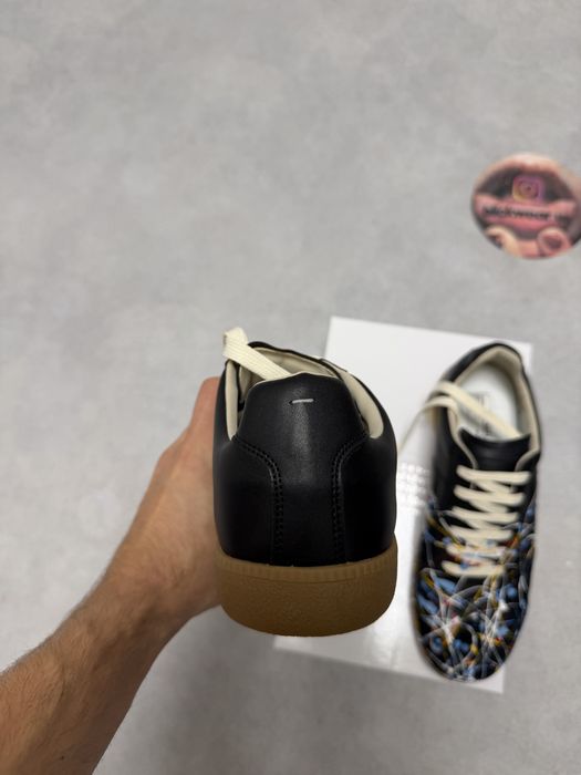 кеды Maison Margiela Gats black painted Balenciaga rick owens project gr protocol index acne studios — фото 6