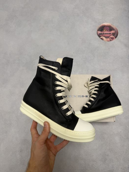 кеды RICK OWENS RAMONES WAXED 40 41 drkshdw acne studios кроссовки balenciaga vetements