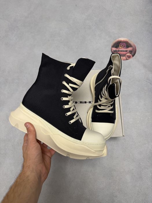 кеды Rick Owens Ramones High ABSTRACT sneaks 43 44 vetements balenciaga project gr acne studios