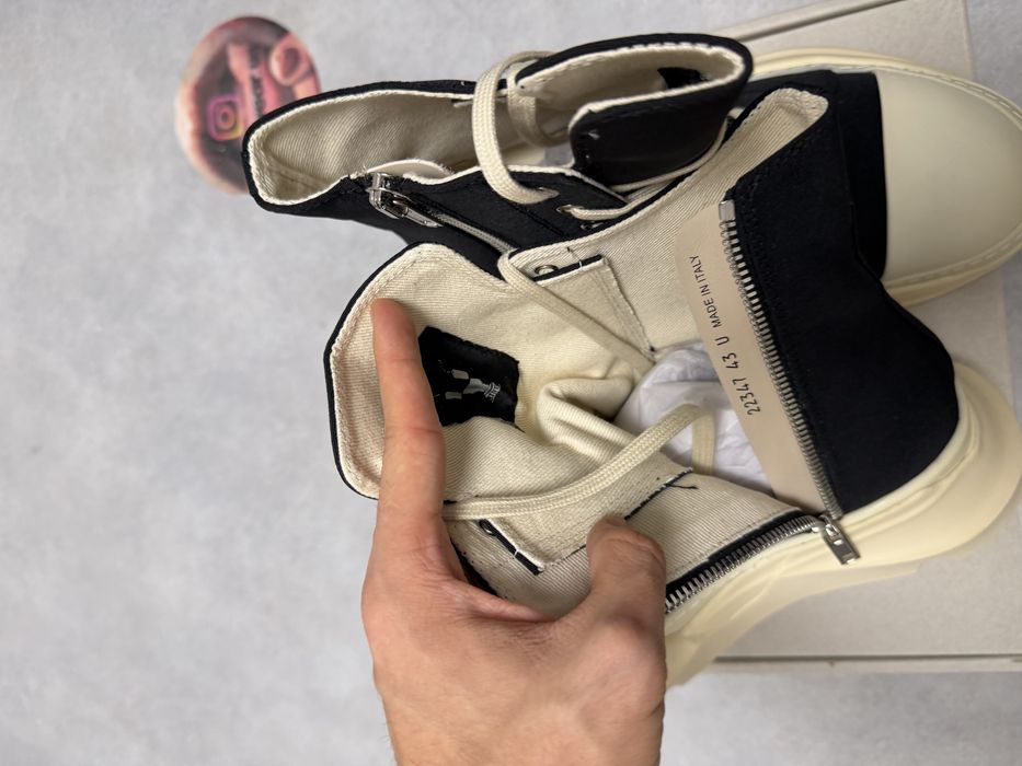 кеды Rick Owens Ramones High ABSTRACT sneaks 43 44 vetements balenciaga project gr acne studios — фото 4