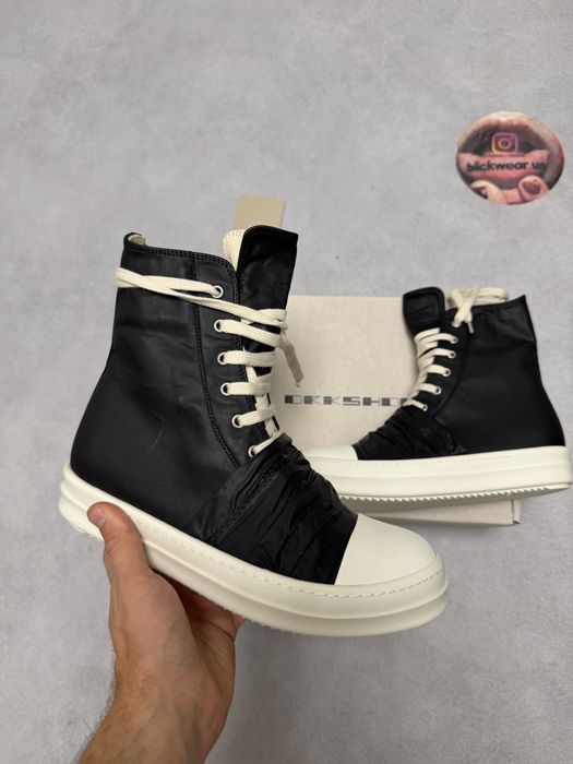 Кеды Rick Owens Ramones High Wrapped sneaks 42 43 balenciaga raf simons vetements project gr procol index