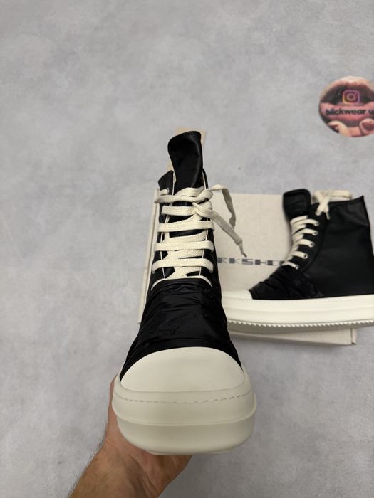 Кеды Rick Owens Ramones High Wrapped sneaks 42 43 balenciaga raf simons vetements project gr procol index — фото 2