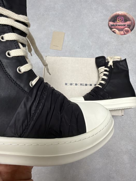 Кеды Rick Owens Ramones High Wrapped sneaks 42 43 balenciaga raf simons vetements project gr procol index — фото 3