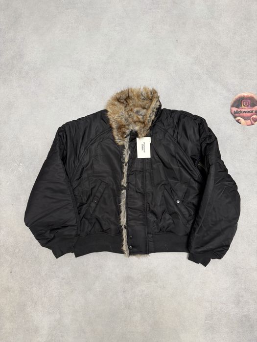 Куртка бомбер  protocol index 2026 Fur bomber project gr acne studios balenciaga rick owens