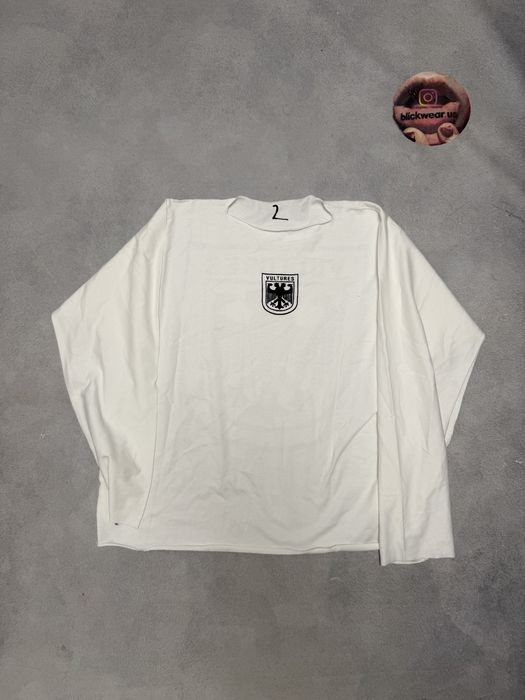 лонгслив Kanye west Vultures 2 Longsleeve white balenciaga rick owens project gr — фото 2