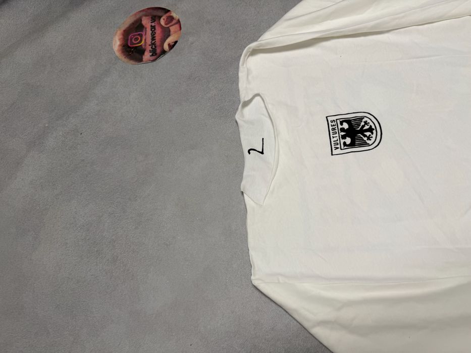 лонгслив Kanye west Vultures 2 Longsleeve white balenciaga rick owens project gr — фото 3