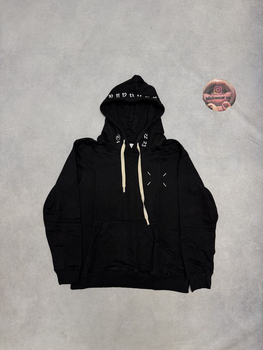Худи Maison Margiela Logo Black S M L vetements balenciaga project gr protocol index