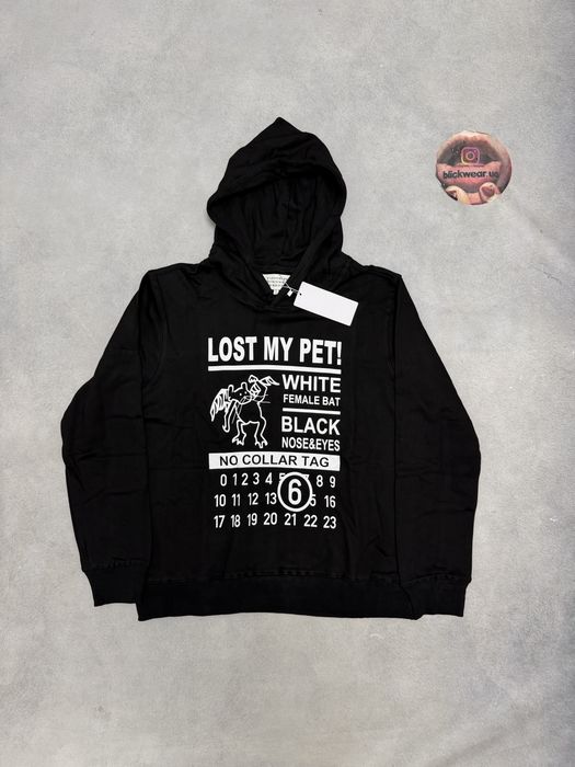 Худи Maison Margiela mm6 Lost my pet S M L vetements balenciaga rick owens project gr protocol index