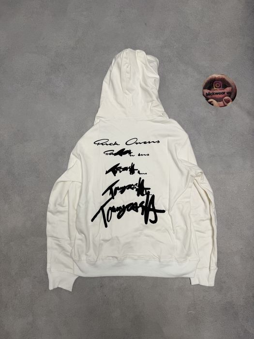 Худи Rick Owens X Maison Margiela x Tommy cash White M L vetements balenciaga project gr — фото 4